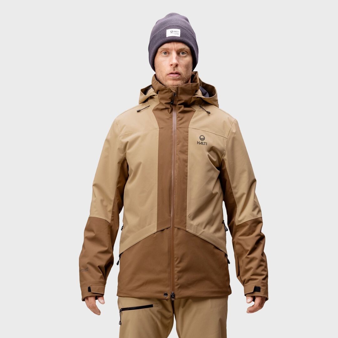 Halti Planker men's ski jacket brown / Halti Planker Herren Skijacke braun / Halti Planker herr skidjacka brun