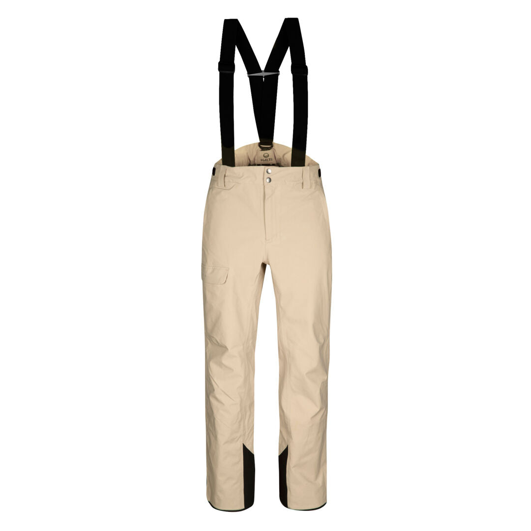 Halti Settler men's ski pants beige - Miesten Vedenpitävät, Tuulenpitävät, Hengittävät Lasketteluhousut