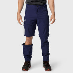 halti pallas lite zip off pants blue - halti pallas lite zip off housut miesten sininen - halti pallas lite herren zip off hosen - blau - halti pallas lite herr zip off byxor blå