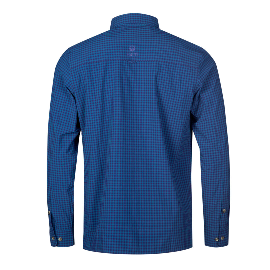 halti kota mens trekking shirt blue - halti kota miesten retkeilypaita sininen - halti kota herren trekking shirt blau - halti Kota Outdoor Skjorta Herr