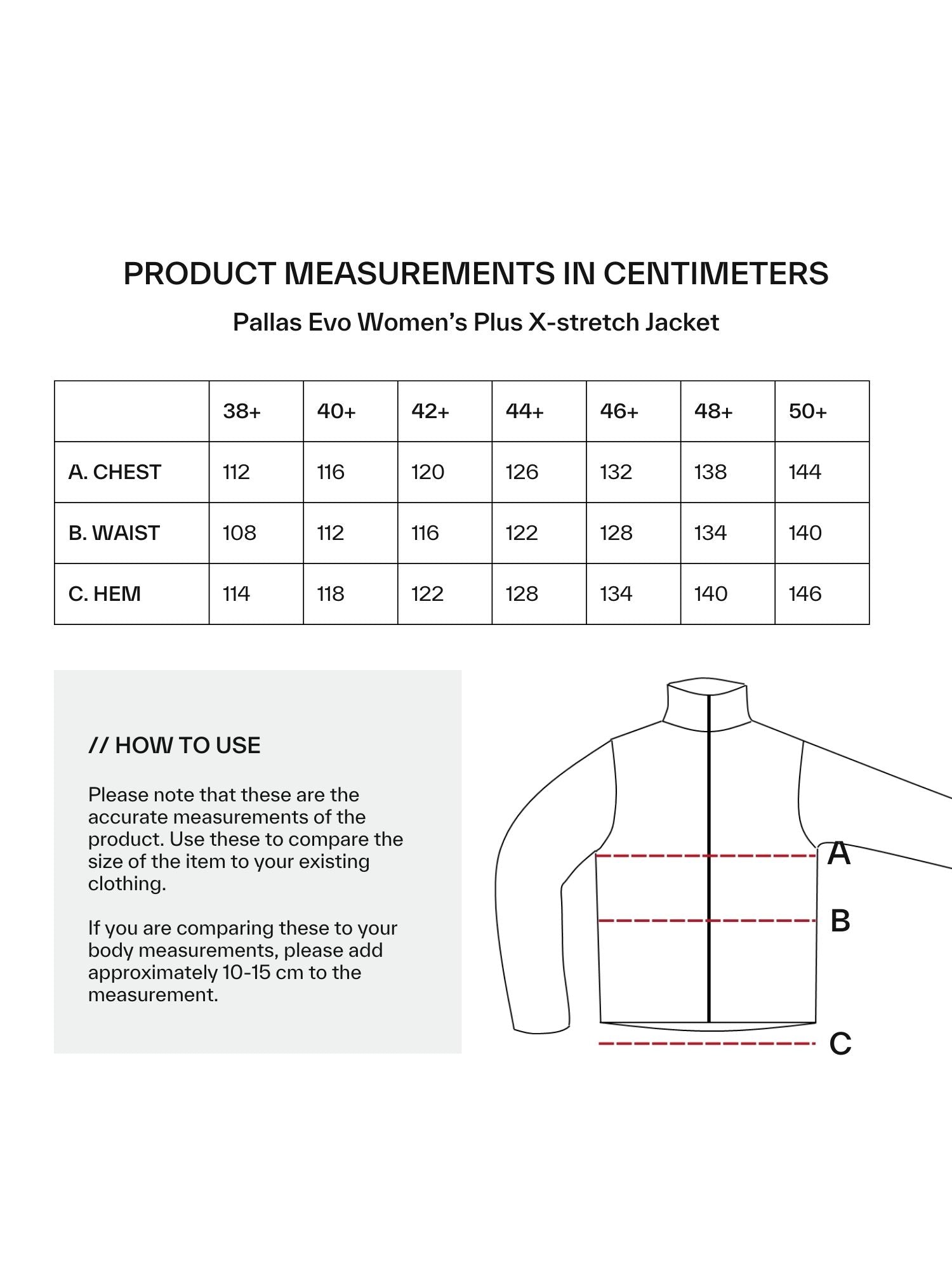 Pallas Evo Plus X-stretch Takki Naisten