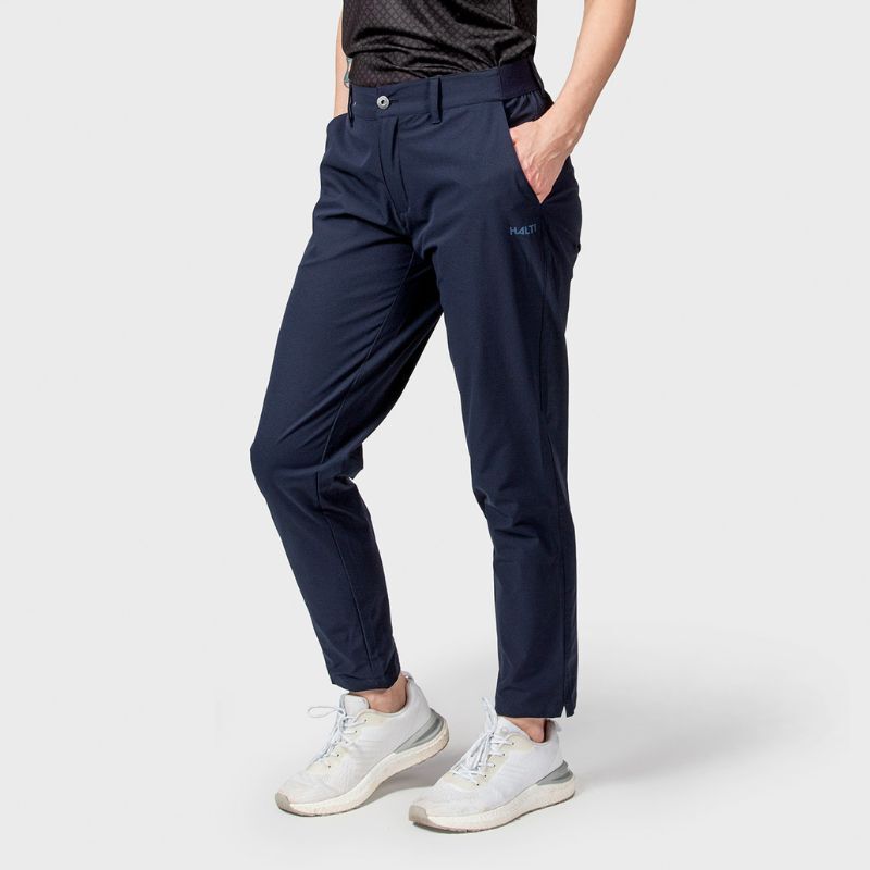 Halti Drive naisten chino golf housut sininen Halti Drive Women's Chino Golf Pants Blue Halti Drive damernas chino golfbyxor blå Halti Drive Damen Chino Golfhosen Blau