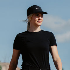 halti aero sport cap black / halti aero miesten urheilulippis musta