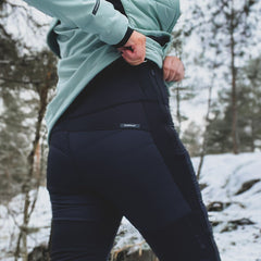 Halti Hanki women's plus size XC jacket blue / Halti Hanki naisten plus mitoitettu hiihtotakki sininen