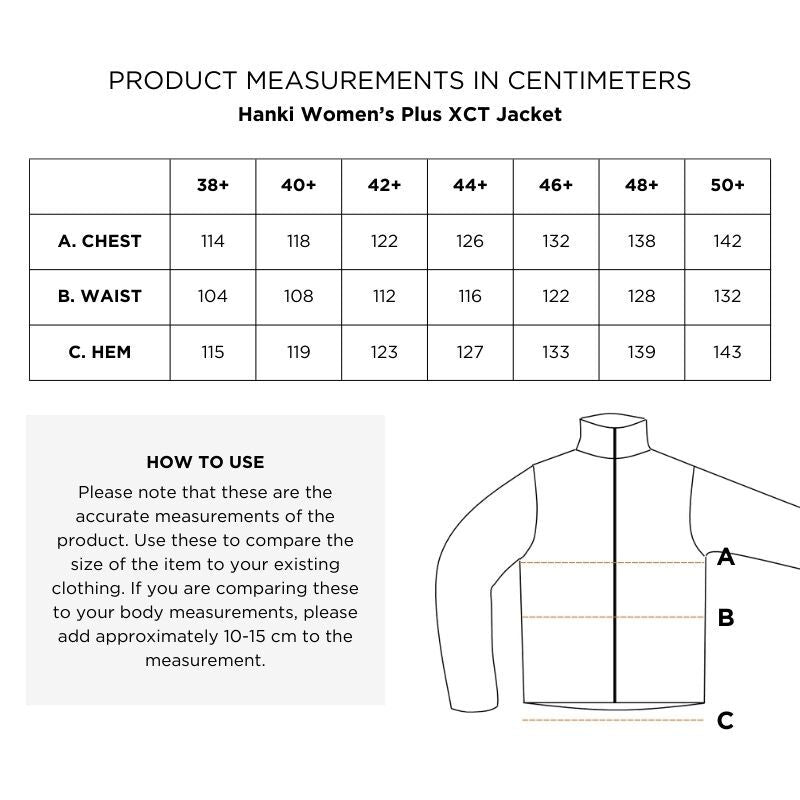 Halti Hanki Women's plus XCT Jacket / Hanki Naisten plus maastohiihtotakki/ Hanki plus Dam Längdskidjacka / Hanki plus Damen Jacke