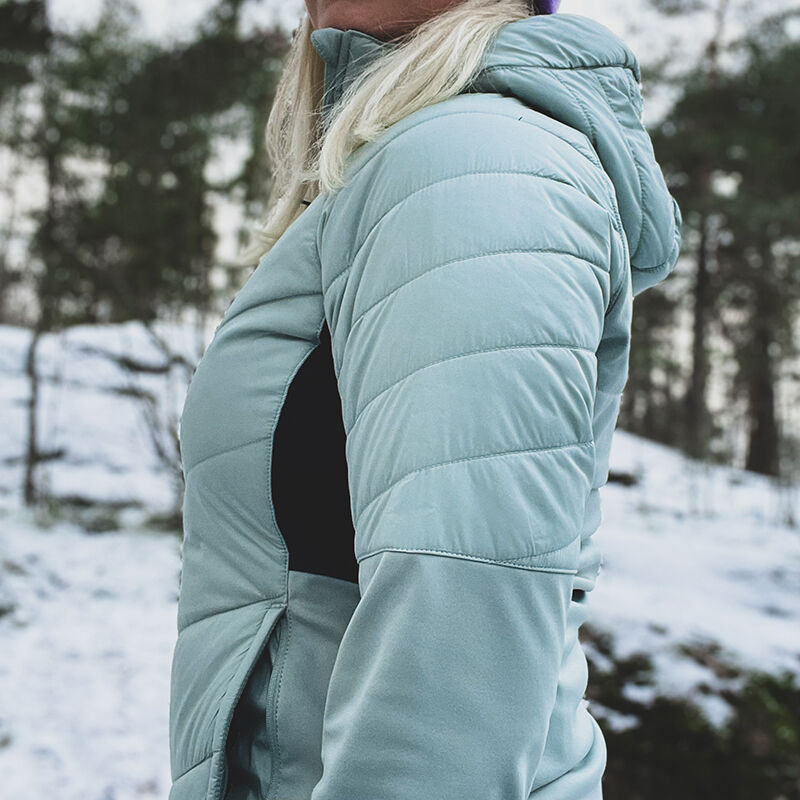 Halti Hanki women's plus size XC jacket blue / Halti Hanki naisten plus mitoitettu hiihtotakki sininen