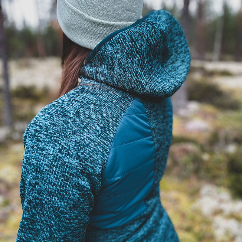 Halti Streams women's warm layer jacket blue / Hlti Streams naisten välitakki sininen