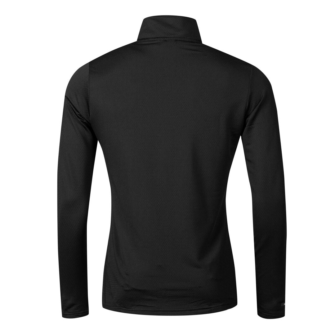 Halti Moodi II Half Zip Shirt Men's Black / Moodi II Paita Miesten Musta / Moodi II Tröja Herr svart / Moodi  II Hemnd  Herren Schwarz 