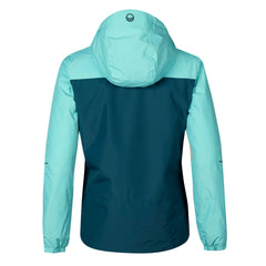 Halti Fort women's warm shell jacket turqoise blue