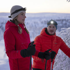 Halti Huippu Miesten Untuvatakki - Punainen - Talvi