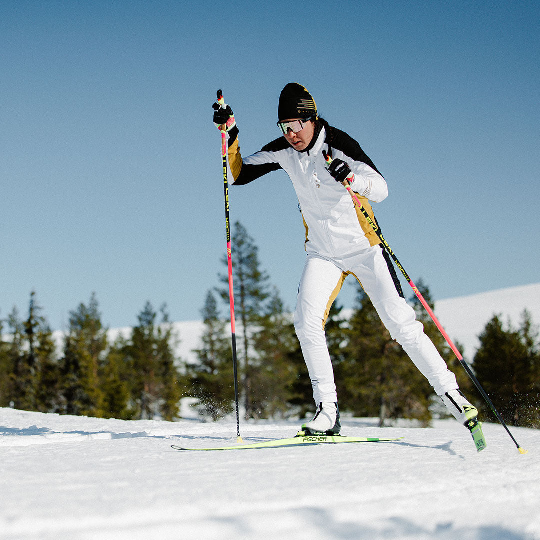 Halti Veloce Hiihtotakki Naisten - Valkoinen - Kerttu Niskanen 