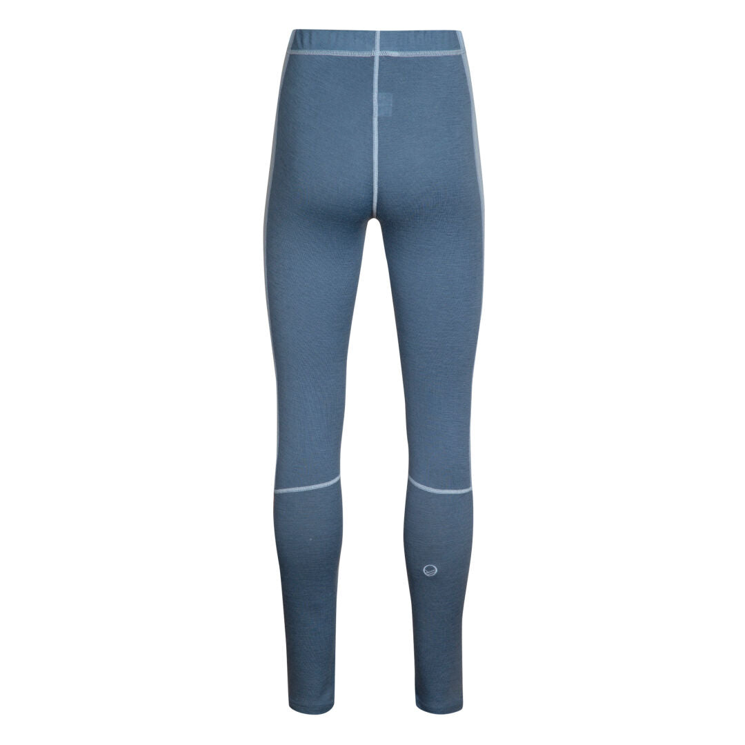 Halti Hossa women's merino wool base layer pants blue