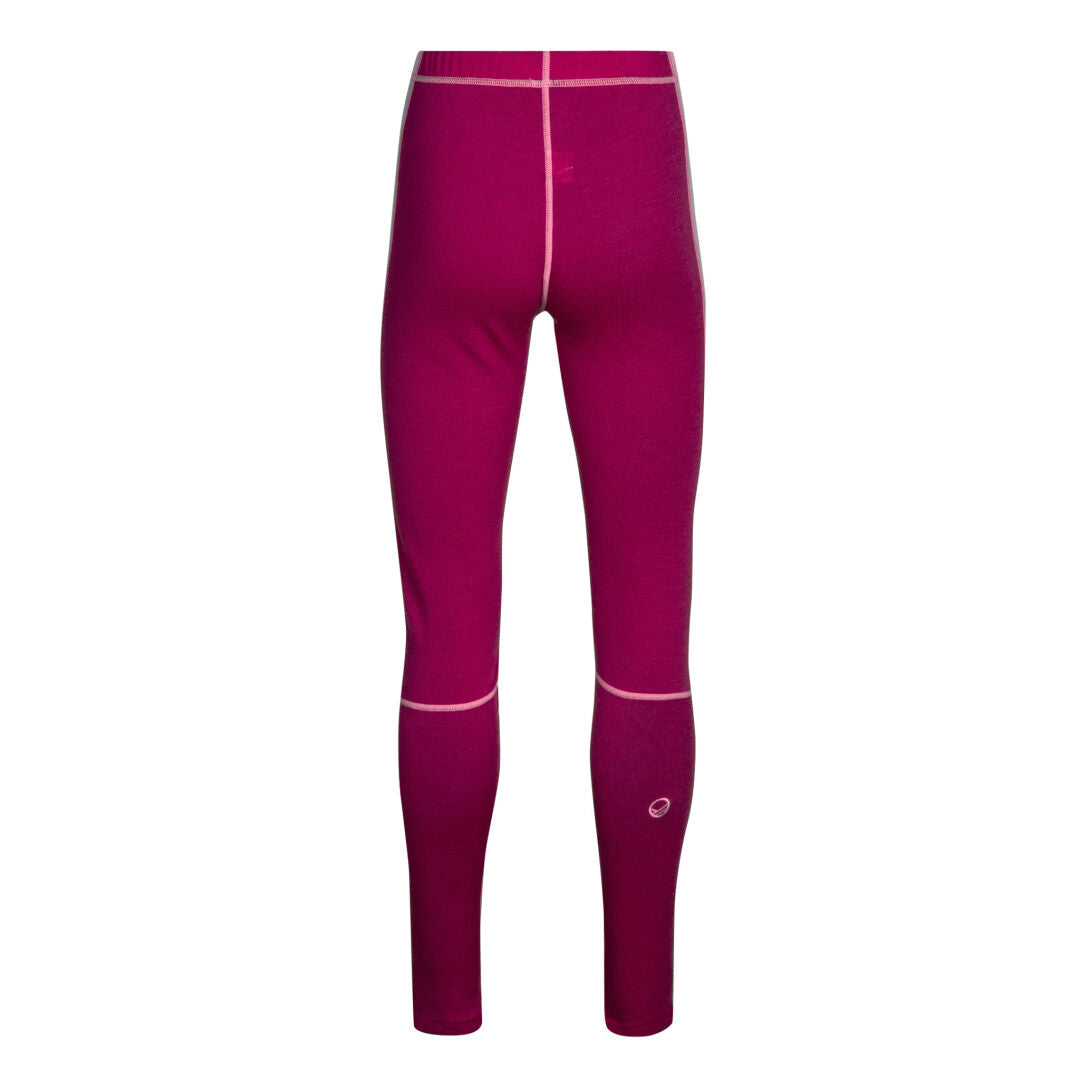 Halti Hossa women's merino wool base layer pants pink