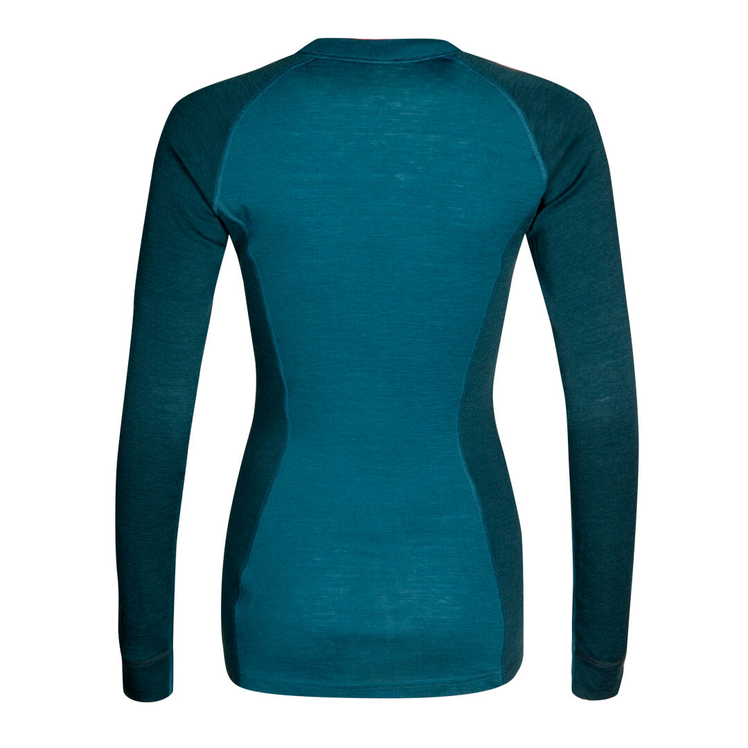 Halti Hossa women's merino wool base layer shirt blue