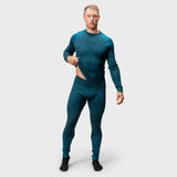 Halti Hossa men's merino wool base layer set blue / Halti Hossa miesten merinovillakerrasto sininen