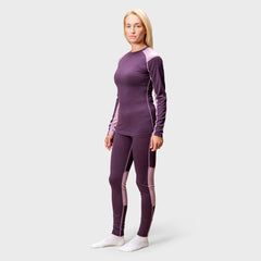 Halti Pihka women's merino wool pants purple / Halti Pihka naisten merinovillahousut violetti